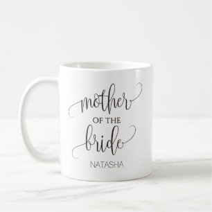 budens mamma Calligraphy Bröllop Gift Kaffemugg