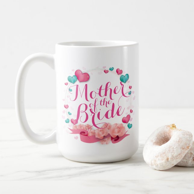 Budens mamma Candy Hearts Classic Mugg (Med munk)