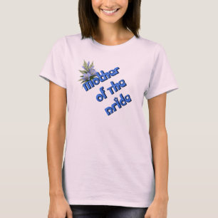 Budens mamma Cute Bröllop Brudens sida Tee