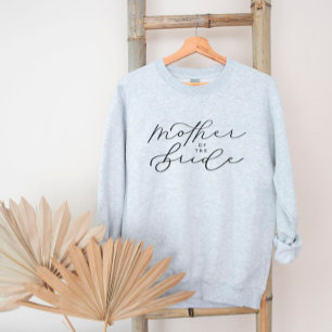 Budens mamma Cute Script Brudens sida Sweat T Shirt