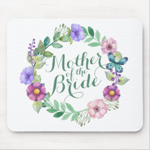 Budens mamma Elegant Blommigt Bröllop Mousepa Musmatta