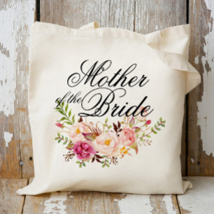 Budens mamma Elegant Rustic Blommigt Tygkasse