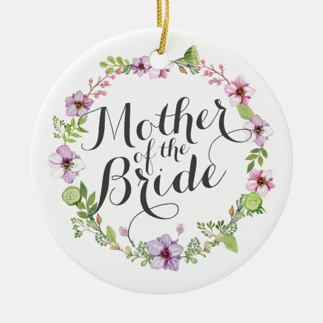 Budens mamma Elegant Utandning Ornament (Framsidan)