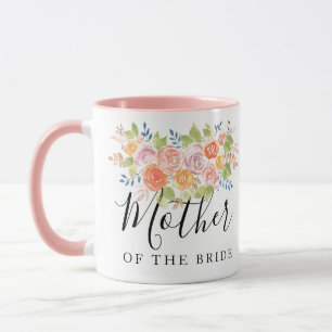 Budens mamma- eller brudgumbukett med rosor mugg