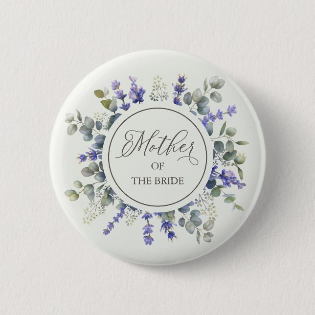 Budens mamma Eucalyptus och känslig lavender Knapp (Framsida)