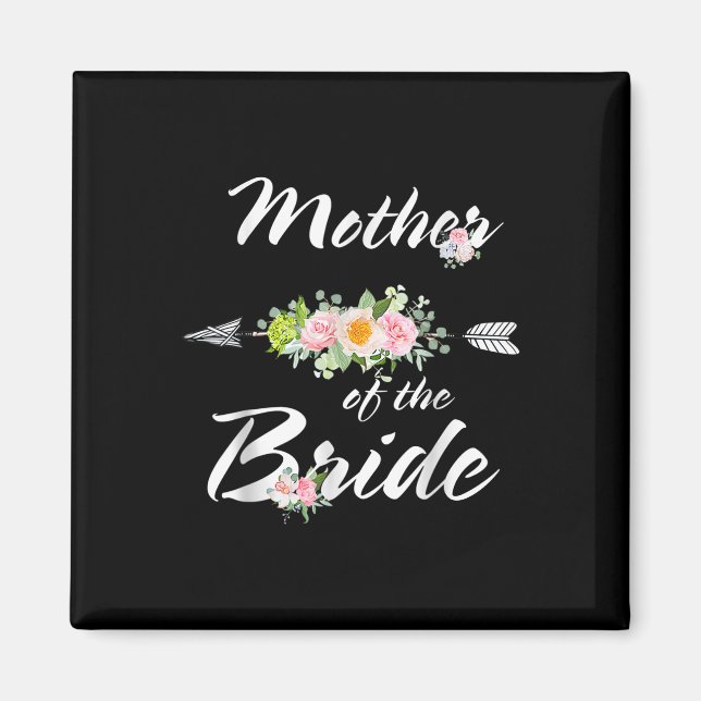 Budens mamma Funny Bröllopsfest Mor Lov Magnet (Framsidan)