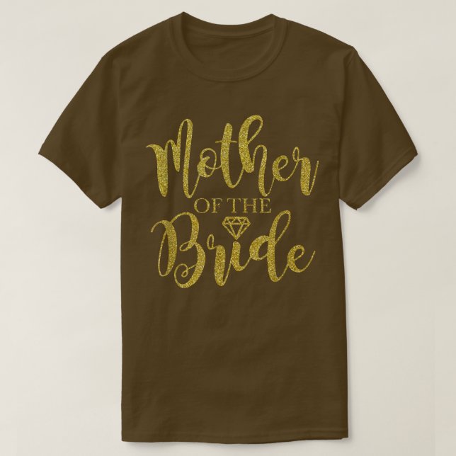 Budens mamma Funny Bröllopsfest Mor Lov T Shirt (Design framsida)