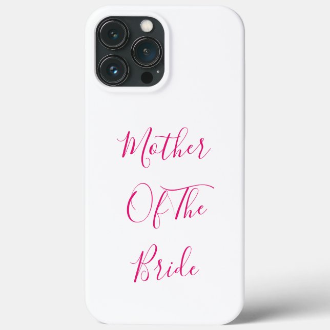 Budens mamma Gift Wedding Favor Rosa White (Baksida)