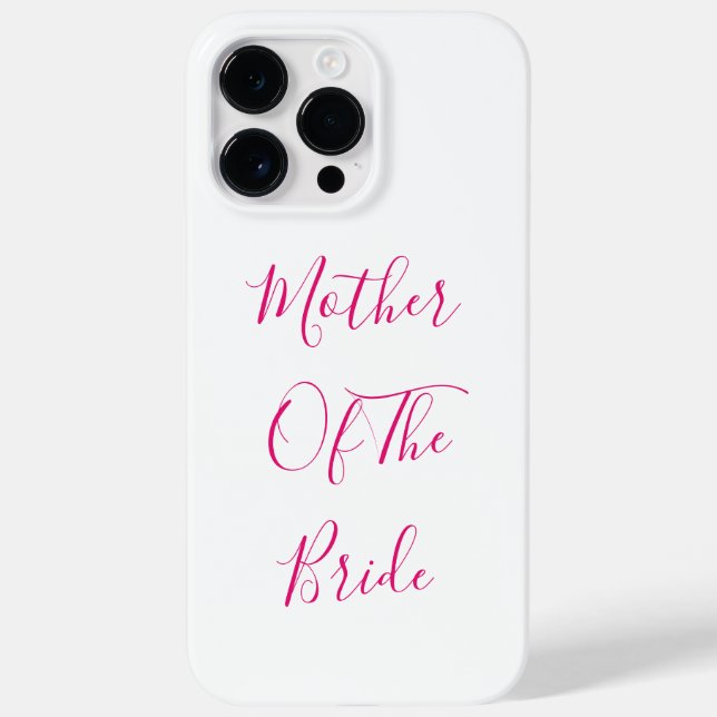 Budens mamma Gift Wedding Favor Rosa White (Baksida)
