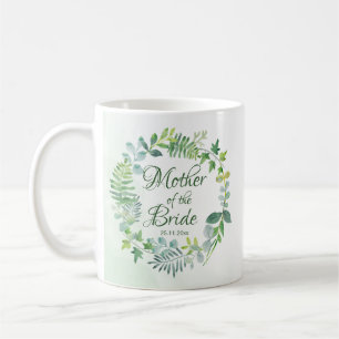 Budens mamma Greenery Watercolor Kaffemugg