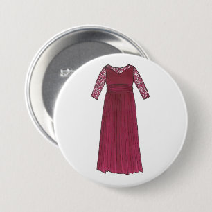 Budens mamma Groom Bröllopsfest Gown Dress Knapp