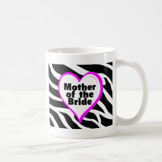 Budens mamma (hjärtazebra ränder) kaffemugg