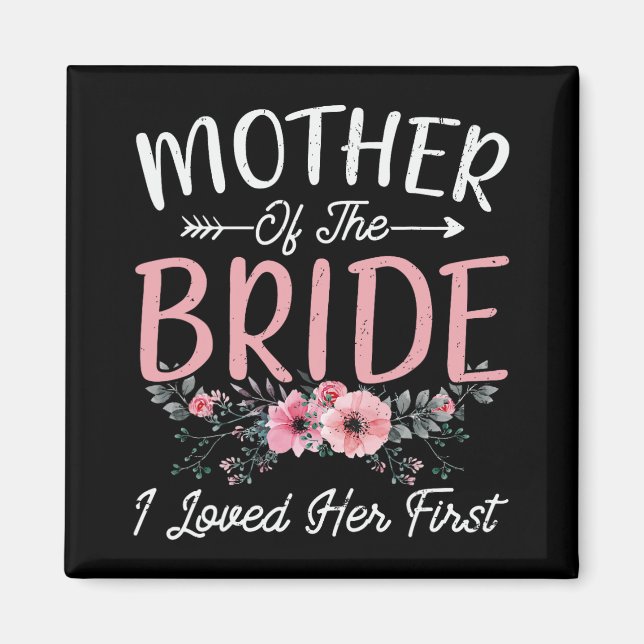 Budens mamma I älskade hennes första bricka och GR Magnet (Framsidan)