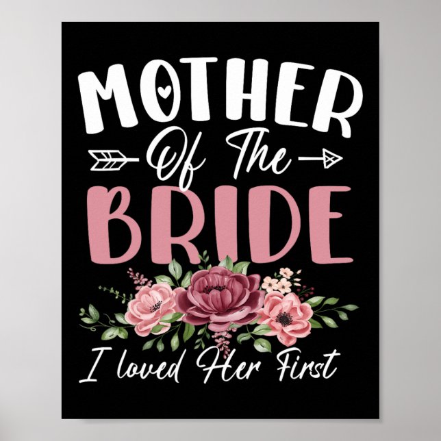 Budens mamma I älskade hennes första bricka och GR Poster (Framsidan)