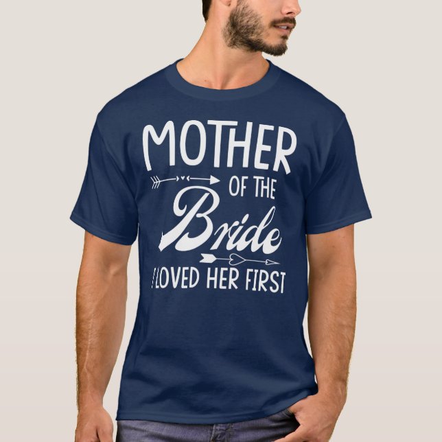 Budens mamma I älskade hennes första gift T Shirt (Framsida)