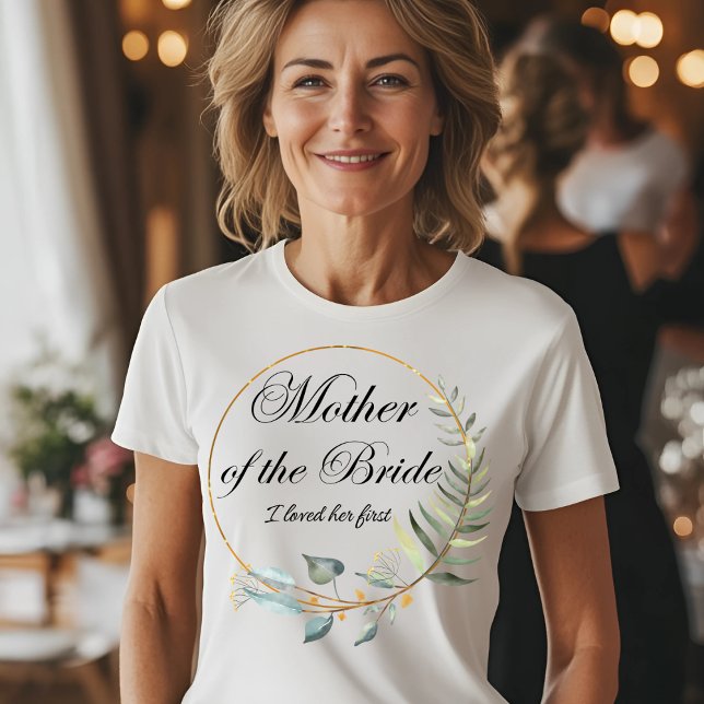 Budens mamma - jag älskade henne först t shirt (Skapare uppladdad)