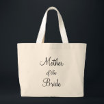 Budens mamma jumbo tygkasse<br><div class="desc">Den här söta vintagen till väskan är den bästa presentidén för bruds mor i bröllop. Den här väskan är perfekt för mamma på din stora dag. Det är perfekt för henne att behålla allt bröllop i ett ställe.</div>