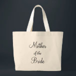 Budens mamma jumbo tygkasse<br><div class="desc">Den här söta vintagen till väskan är den bästa presentidén för bruds mor i bröllop. Den här väskan är perfekt för mamma på din stora dag. Det är perfekt för henne att behålla allt bröllop i ett ställe.</div>