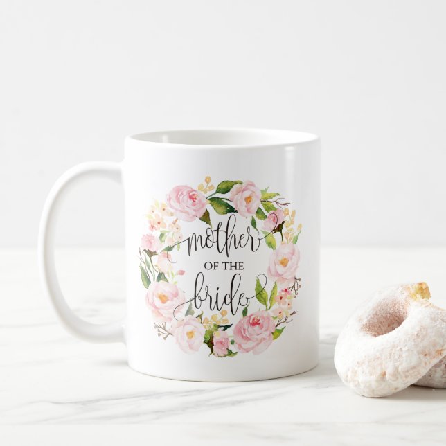 budens mamma, Kalligrafi, Blommigt Utandning 8 Kaffemugg (Med munk)