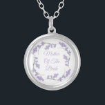 Budens mamma Lavender Blommigt Utandning Silverpläterat Halsband<br><div class="desc">Budens mamma Lavender Blommigt Nödens halsband i Silver försedd med halsband</div>