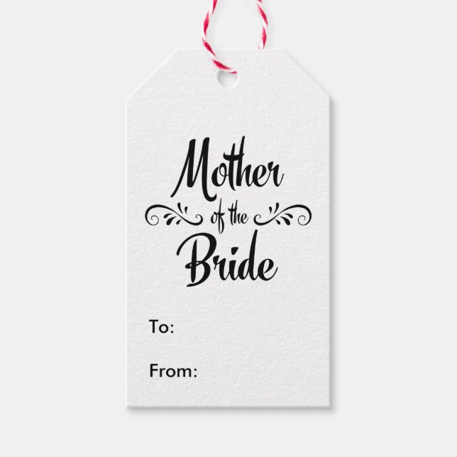 Budens mamma - Lustigt Rehearsal Middag Presentetikett (Framsidan)