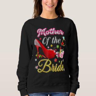 Budens mamma Lycklig Bröllop Flower Rosa Shoe T Shirt