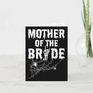 Budens mamma Maid of Horror Halloween Byche Kort