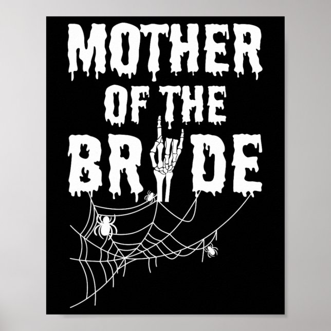 Budens mamma Maid of Horror Halloween Byche Poster (Framsidan)