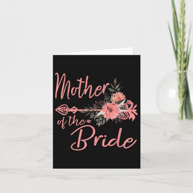 Budens mamma Mamma Bröllop Kort (Framsida)