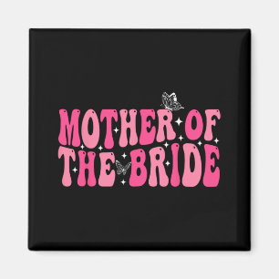 Budens mamma Mamma Groovy Bröllop Bachelorett Magnet