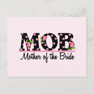 Budens mamma (MOD) Tulip Lettering Vykort