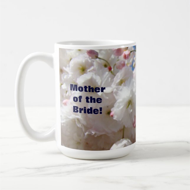 Budens mamma mugg Bröllop Blommar Flowers (Vänster)