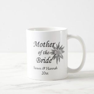 Budens mamma och Grooms Namn och datum Kaffemugg