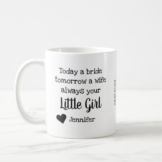 Budens mamma Photo Kaffemugg (Vänster)