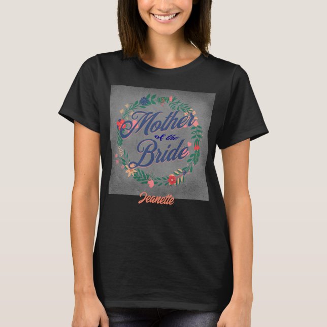 Budens mamma. Redigerbart namn T Shirt (Framsida)