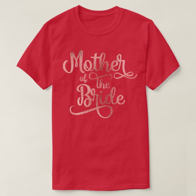 Budens mamma Ro Guld Brudens sida Bachelo T Shirt (Design framsida)