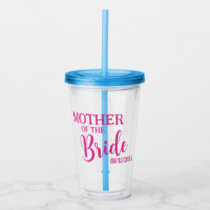 Budens mamma Rosa Anpassningsbar Brudens sida Take Away Mugg
