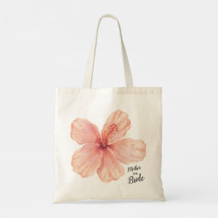 Budens mamma Rosa Hibiscus Flower Tygkasse