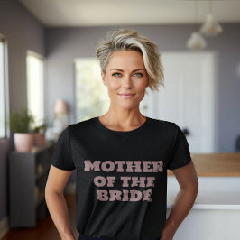 Budens mamma Svarta Bröllop T Shirt