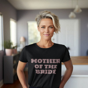 Budens mamma Svarta Bröllop T Shirt