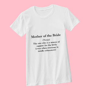 Budens mamma T Shirt - Definition Bröllop
