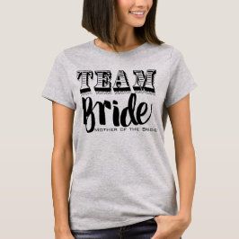 Budens mamma Team Bride Hand Lettered Tröja