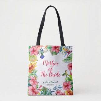 Budens mamma Tropical Hawaiian Bröllop Tygkasse