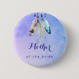 Budens mamma vattenfärgsfjädrar knapp