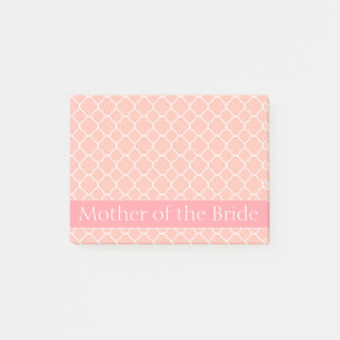 Budens mammarosor och vit post-it block
