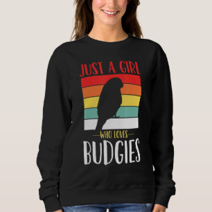 Budgerigar Budgie Bara en flicka som Kärlek Budgie T Shirt