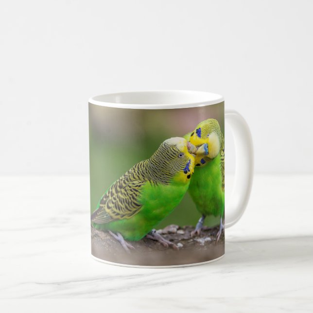 Budgerigar Kaffemugg (Framsida höger)