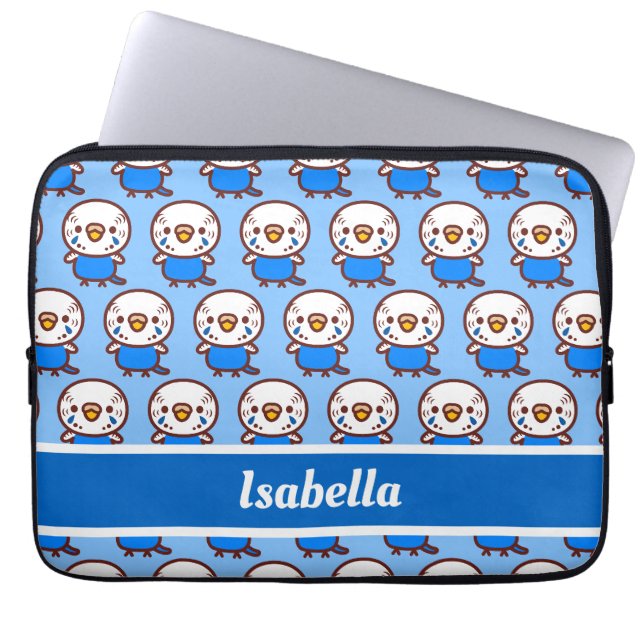 Budgerigar / Normal kobolthona Laptop Fodral (Framsidan)