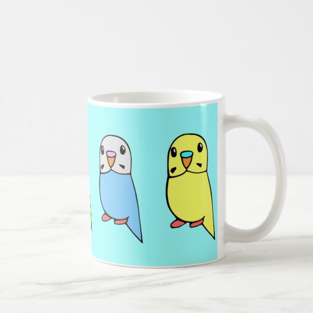 Budgerigars Mugg (Höger)