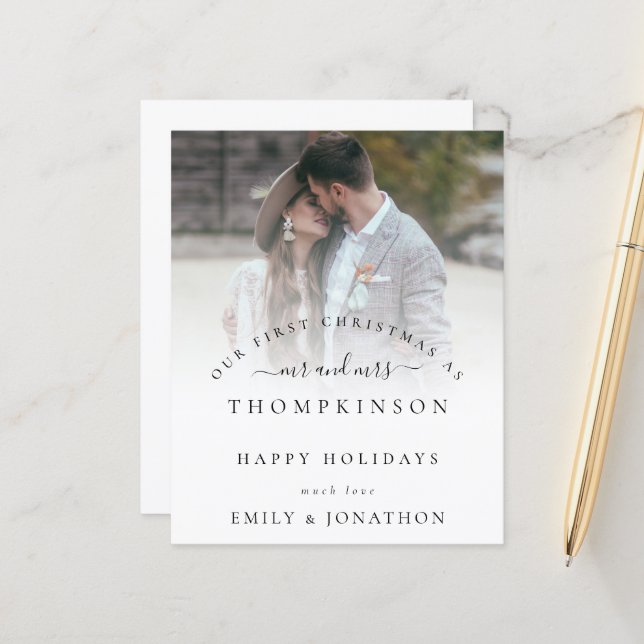 Budget 1 jul, herr Photo Helgdag Card (Fram/Back In Situ)